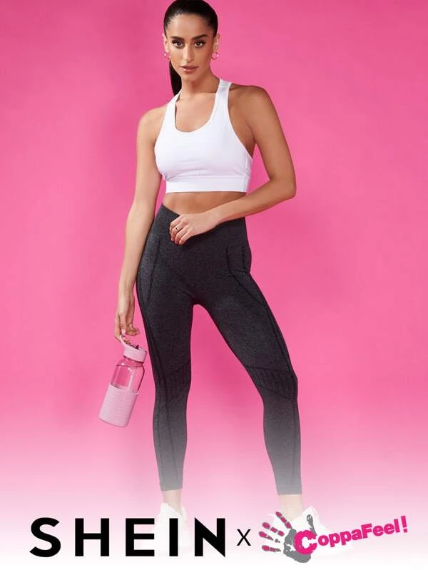 Wideband Waist Crop Sports Leggings